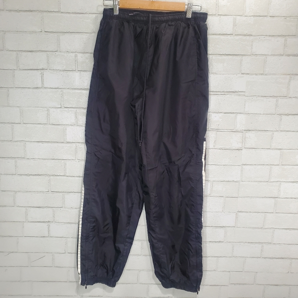 Adidas black wind pants